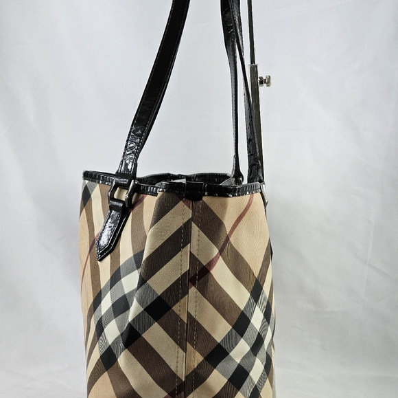 BURBERRY Nova Check Tote Bag - Picture 7 of 10
